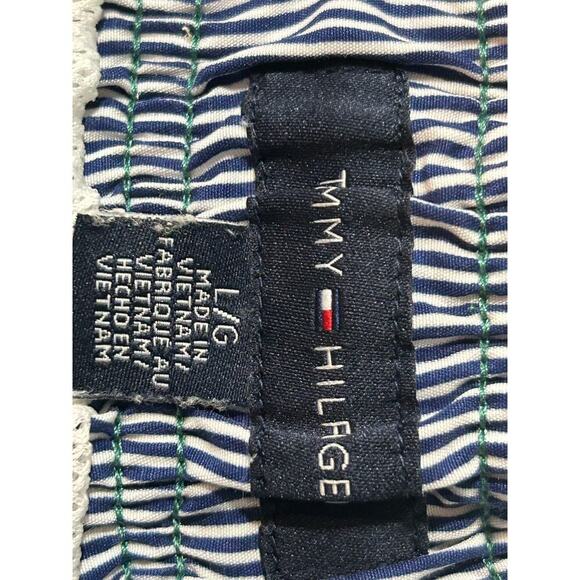 Tommy Hilfiger Swim Shorts Green Blue Plaid - Men's Large - Picture 5 of 5